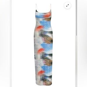 Miaou Thais Dress Motion Blue